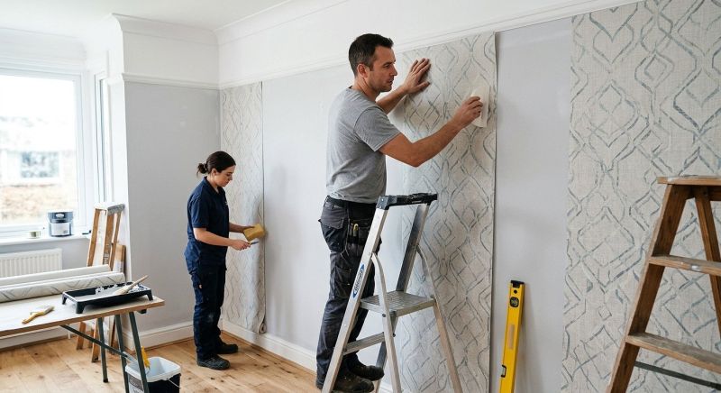 Kitchen Wallpaper Installation in Kansas City, MO