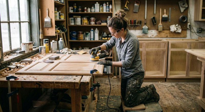 Cupboard Refinishing in Carmel, IN