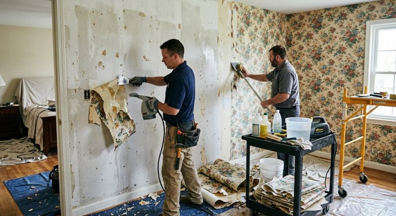 Wallpaper Removal Service in Olathe, KS