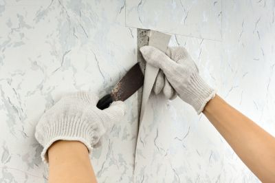 Preparation for Wallpaper Removal