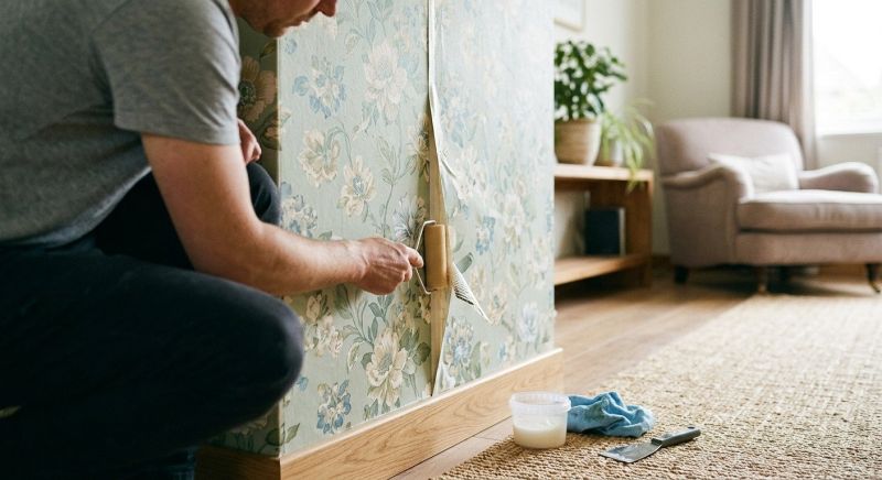 Wallpaper Seam Repair in Alpharetta, GA