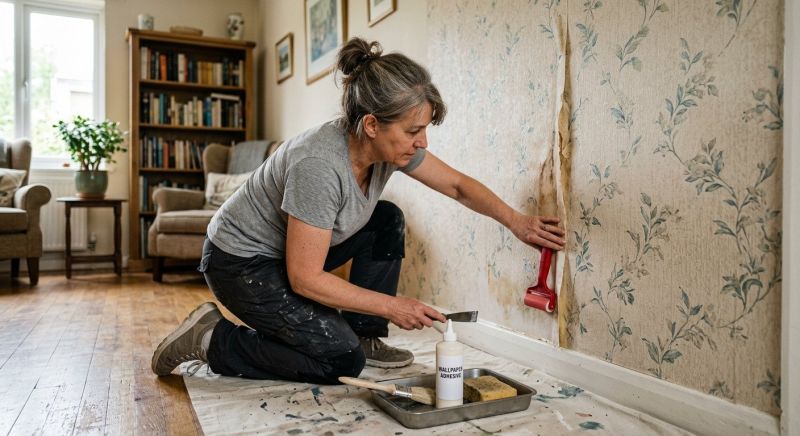 Wallpaper Seam Repair in Alpharetta, GA